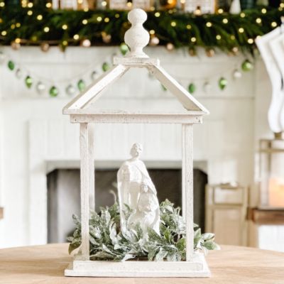 Weathered Wooden Lantern