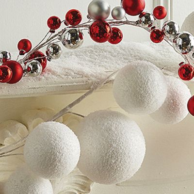 Whimsical Snowball Garland