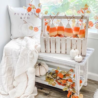 White Wood Picket Planter Box