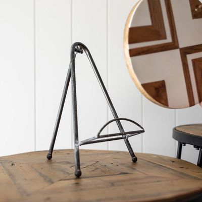 Whitewashed Metal Easel