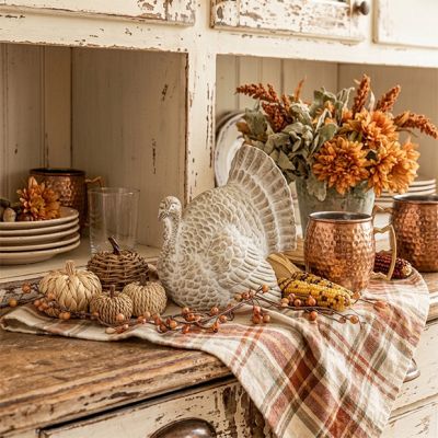 Whitewashed Tabletop Turkey