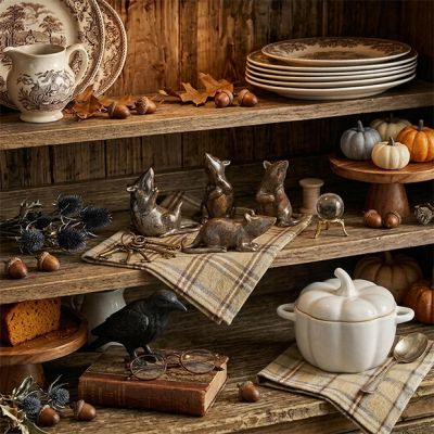 Wicked Woodland Rat Figurines Assorted Set of 4