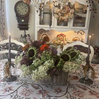 Wicker Market Basket