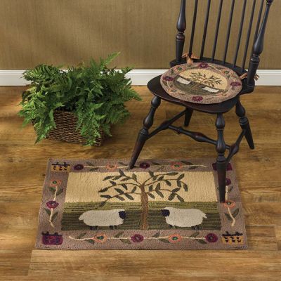 Willow Creek Farm Hooked Accent Rug