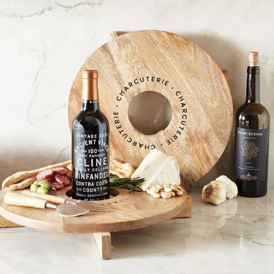Wine Holder Charcuterie Board