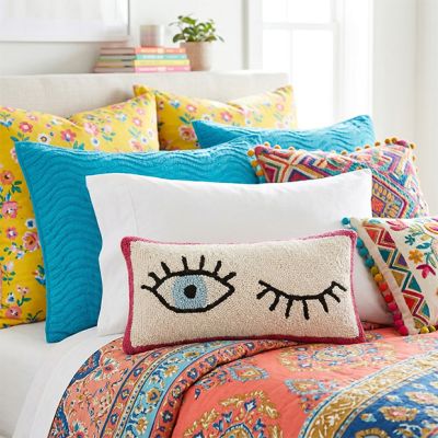 Winking Hook Accent Pillow