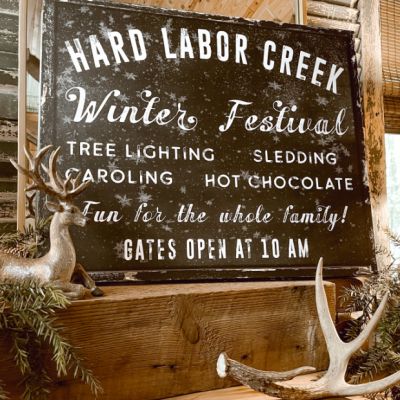 Winter Festival Canvas Wall Art by Beth Shady