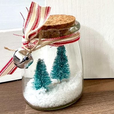 Winter Magic Decorative Snow Jar