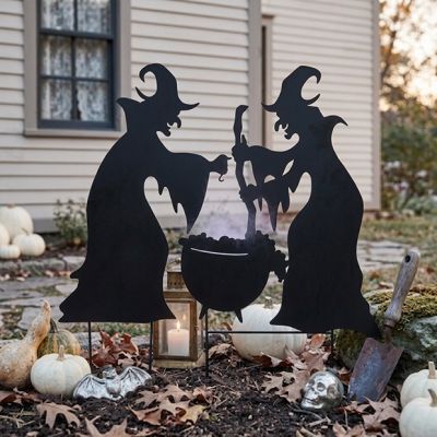 Witching Hour 2 Piece Yard Stake Set