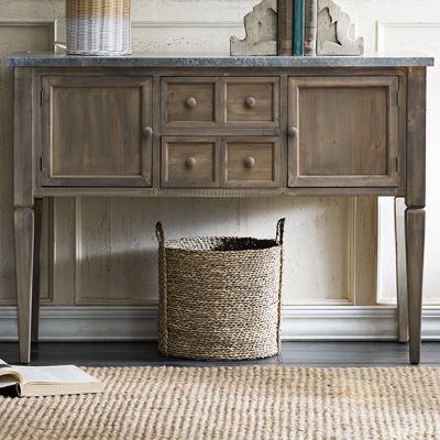 Wood and Metal Sideboard