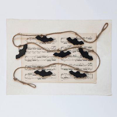 Wood Bat Garland
