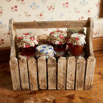 Wood Picket Planter Box