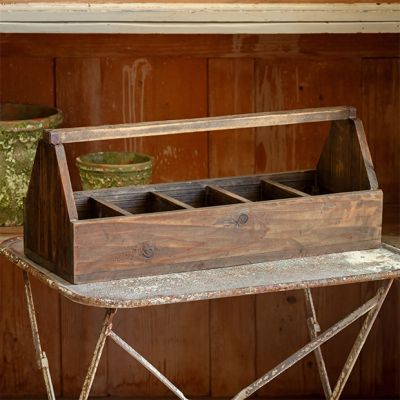 Wooden Handled Tool Box