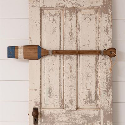 Wooden Oar 3 Peg Coat Rack