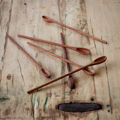 Wooden Tea Spoon Set of 6