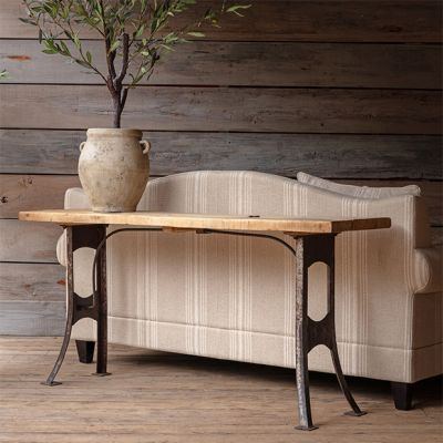 Wooden Top Patisserie Console