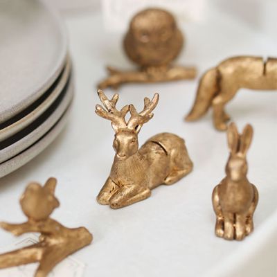Woodland Critter Deer Place Card Holder Set of 6