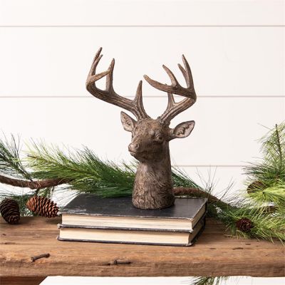 Woodland Deer Head Figurine