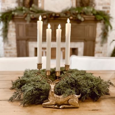 Woodland Deer Taper Candle Holder