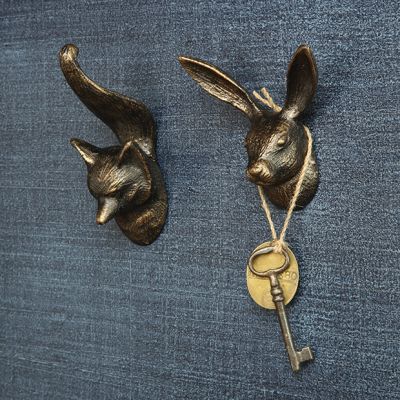 Woodland Friends Cast Iron Wall Hook 