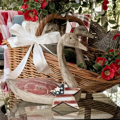 Woodland Wood Duck Sculptures Set of 2