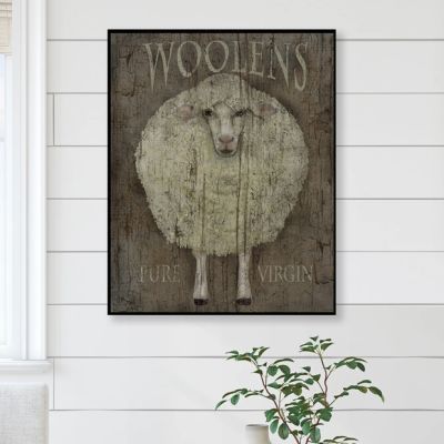 Woolens Sheep Canvas Art