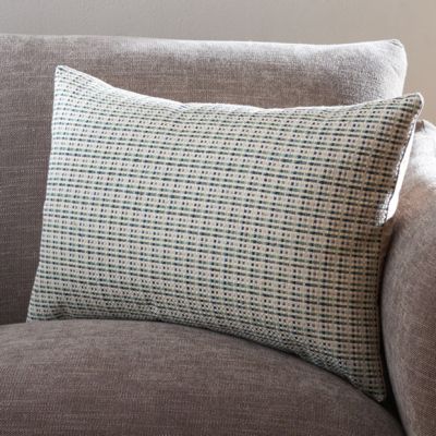 Woven Cottage Plaid Lumbar Pillow