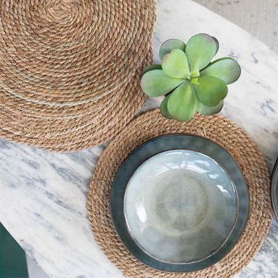 Woven Round Seagrass Placemat