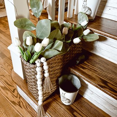 Woven Seagrass Stair Basket