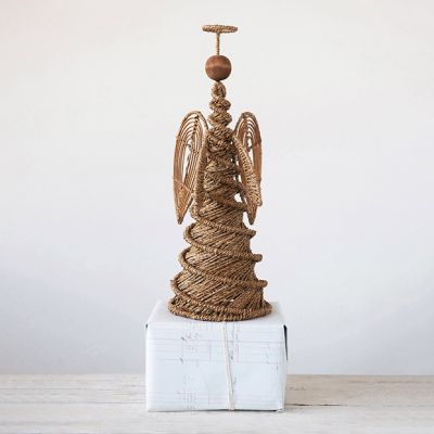 Woven Spiral Cone Angel