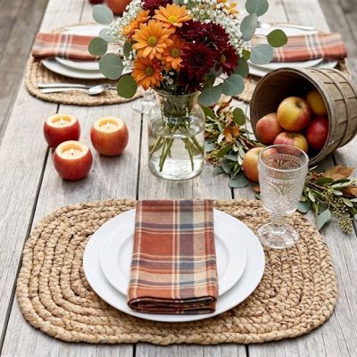 Woven Water Hyacinth Placemats Set of 4