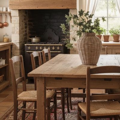 Woven Willow Urn Vase