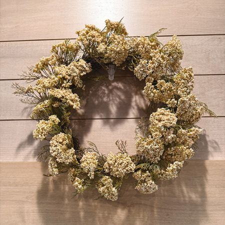 Cream Queen Anne Lace Decorative Wreath | Antique Farmhouse