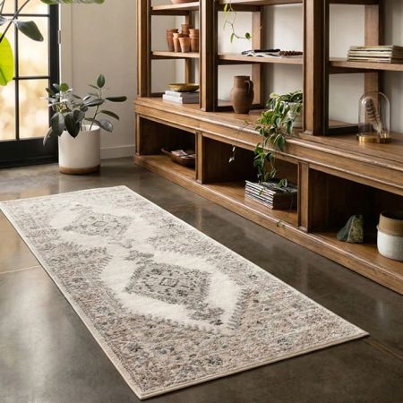 Loloi Teagan Collection Oatmeal/Ivory Area Rug | Antique Farmhouse