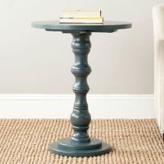 Baluster Base Round Accent Table