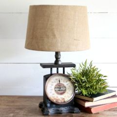 Vintage Inspired Produce Scale Lamp