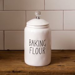 Lidded Countertop Baking Flour Canister