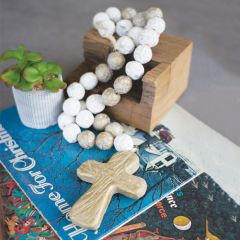 Blessing Bead Garland With Cross