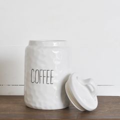 Simple Font Coffee Canister