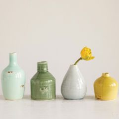 Colorful Terra Cotta Mini Vases