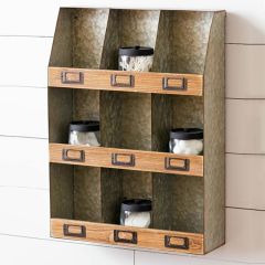 9 Compartment Wall Shelf