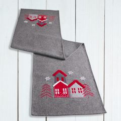 Village House Holiday Table Runner