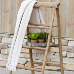 Driftwood Blanket Ladder