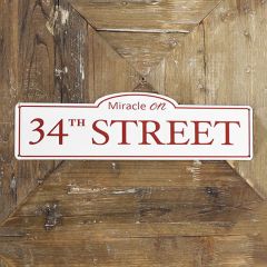 Miracle on 34th Street Sign