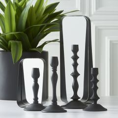 Modern Industrial Candle Holder Collection Set of 4