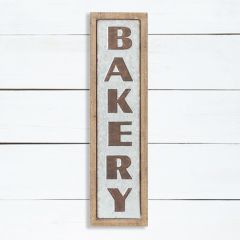 Wood and Tin Bakery Sign