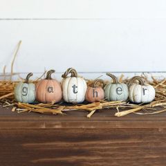 Tabletop Joined Pumpkin Collection