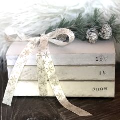 Let It Snow Book Stack