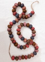 Paulownia Wood Bead Garland – Thread + Seed