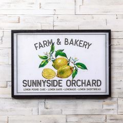 Sunnyside Orchard Framed Wall Sign